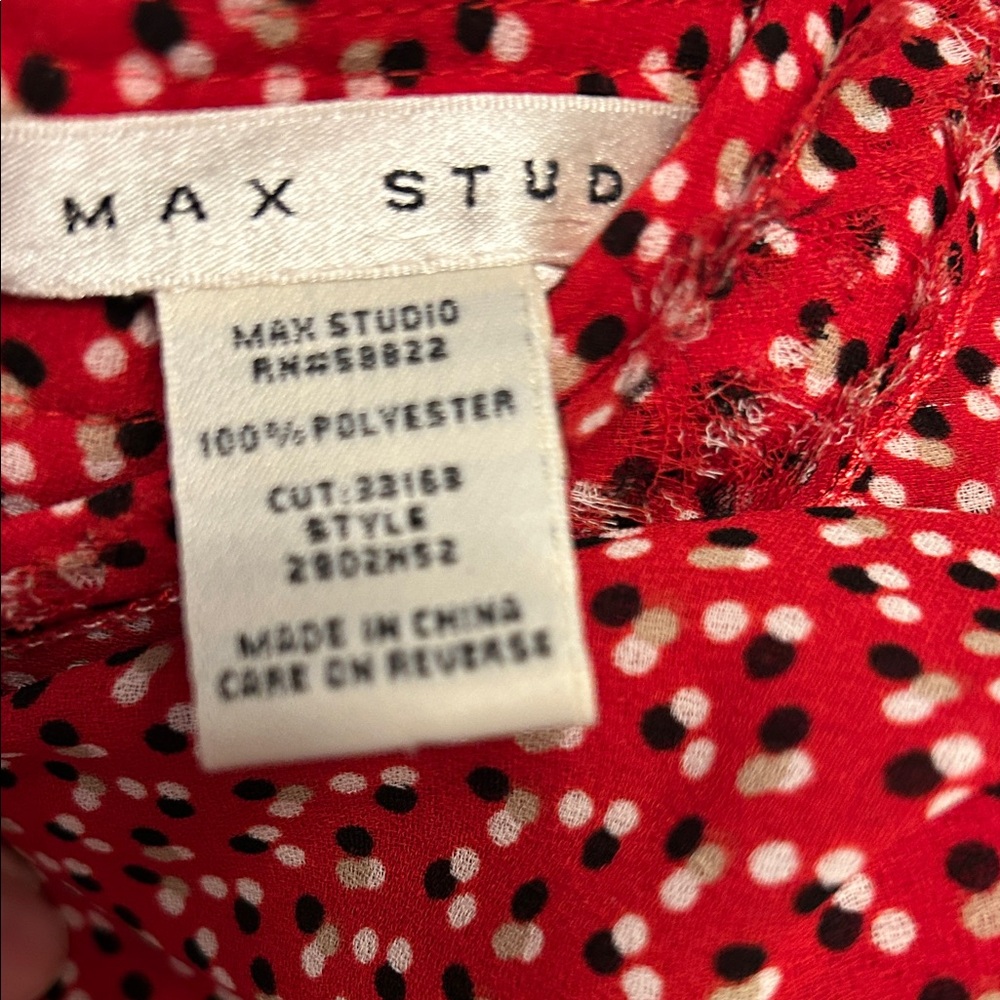 Max Studio Red Mini Dress - Picture 3 of 3